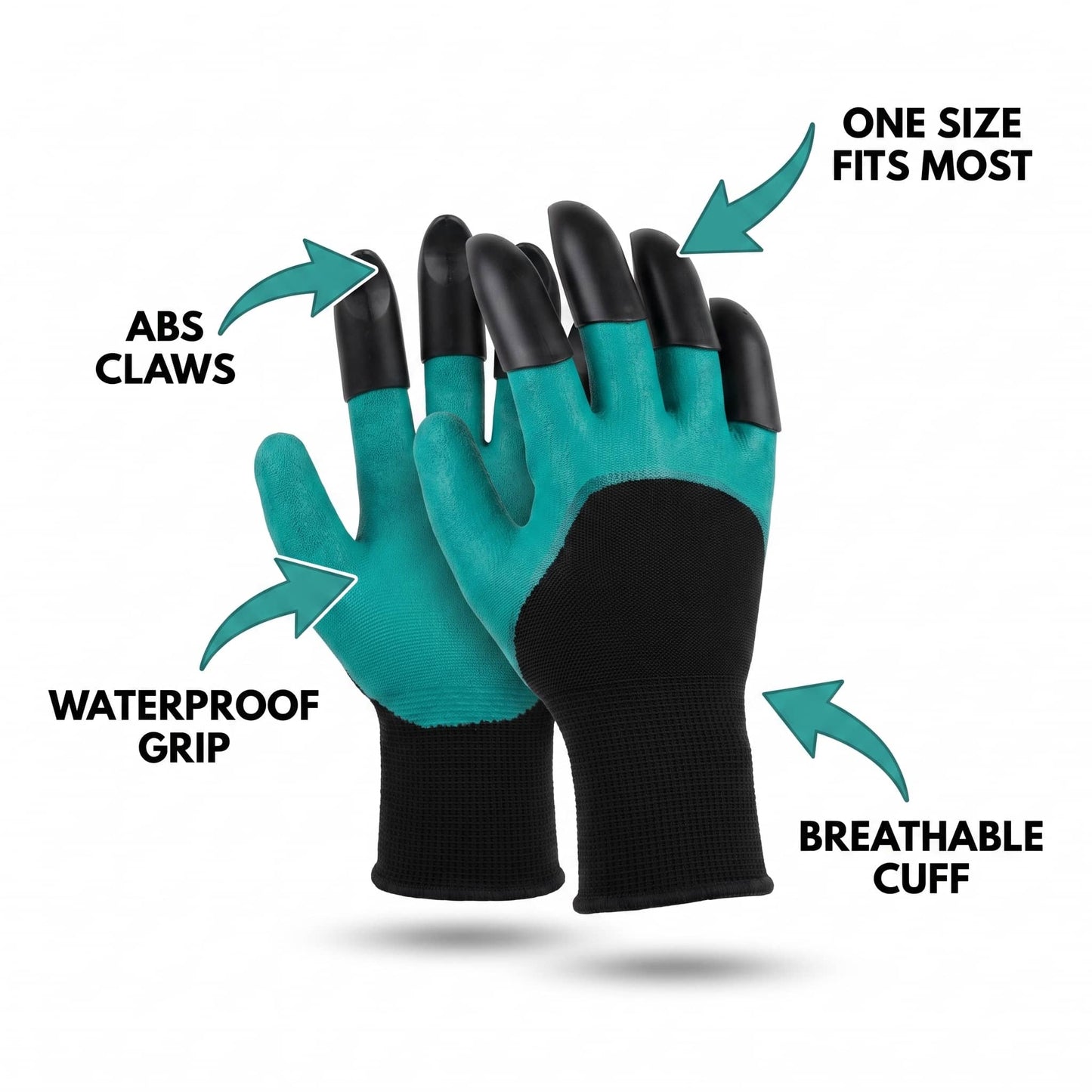 Green Thumb™ Gardening Gloves - Universal Waterproof Gloves with Claws for Digging, Planting & Weeding!! 🌱🧤